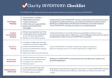 INVENTORY checklist
