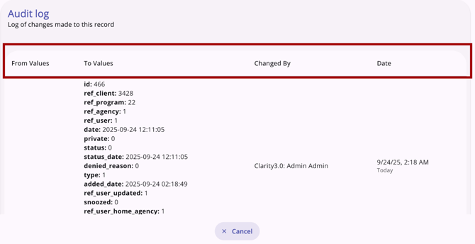 Screenshot of admin view or CE configuration page.